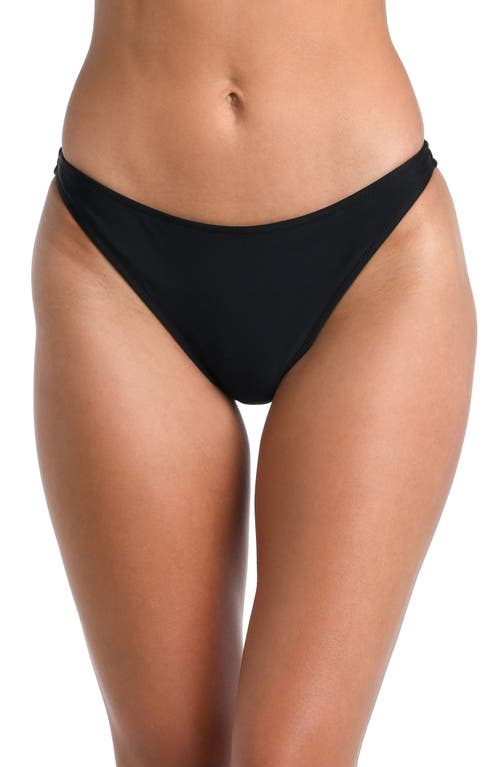 L'AGENCE Jean Bikini Bottoms Black at Nordstrom,