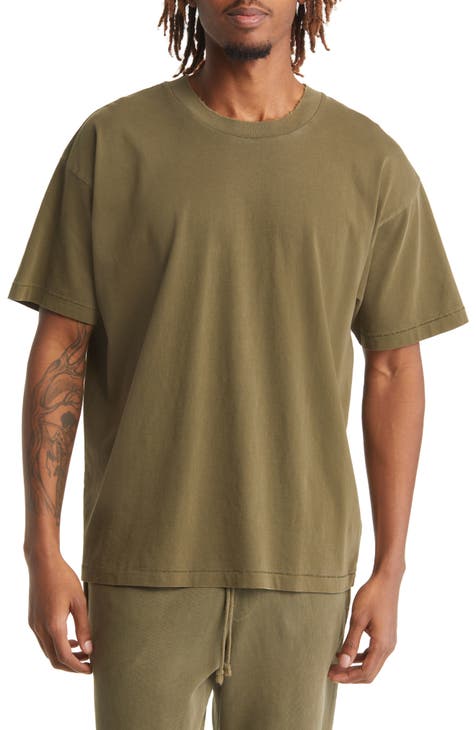 T-shirt Oversized Fit - Verde - HOMEM