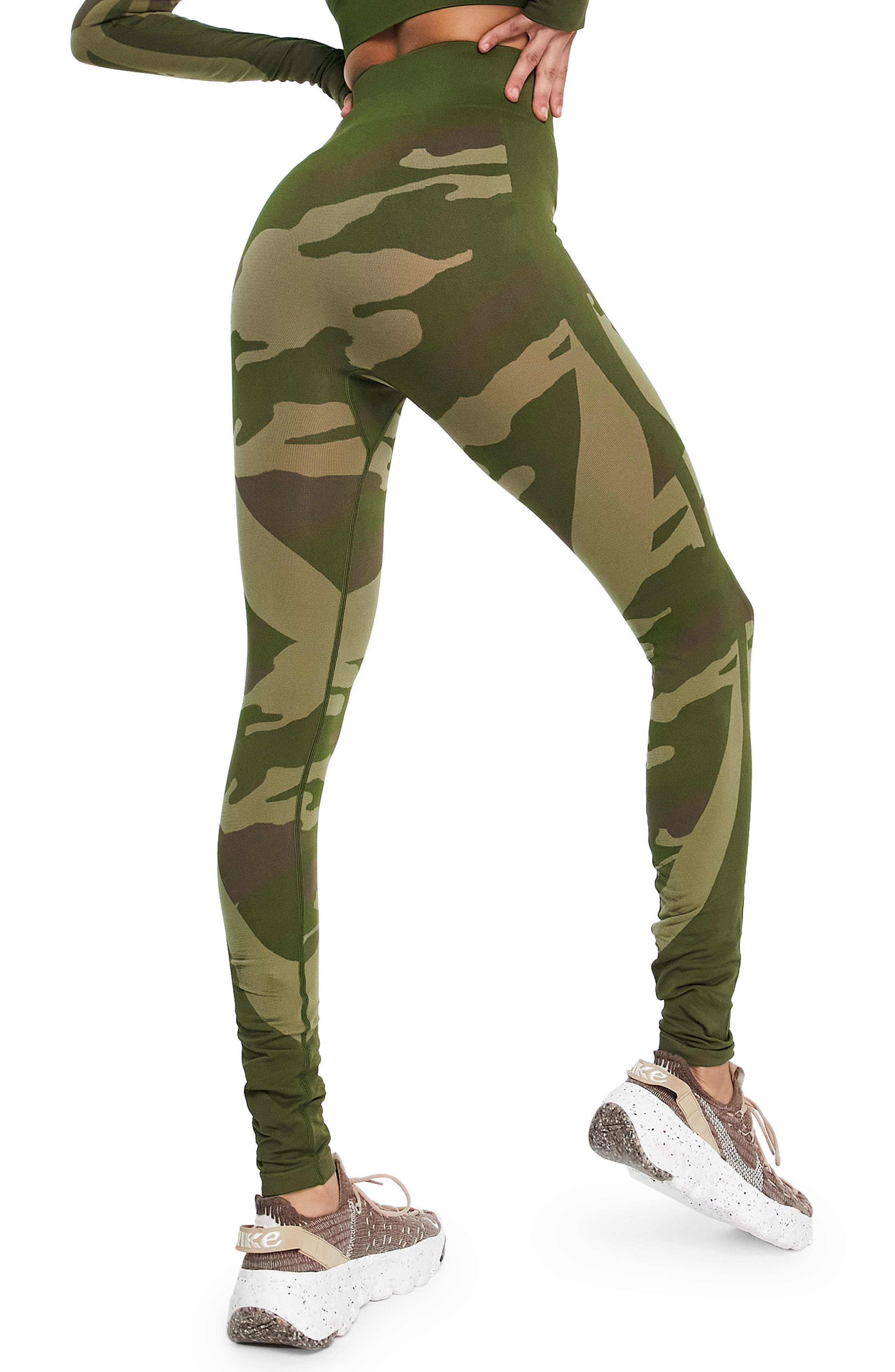 ASOS DESIGN Camo Print High Waist 