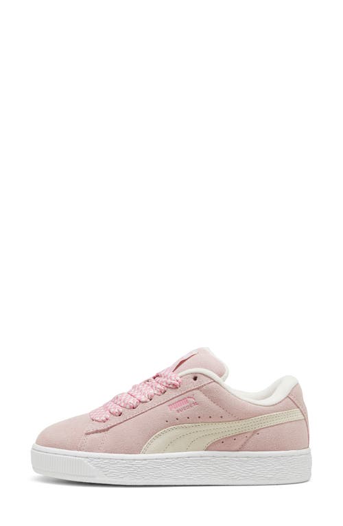 Shop Puma Suede Xl Lace Sneaker In Mauve Mist- White