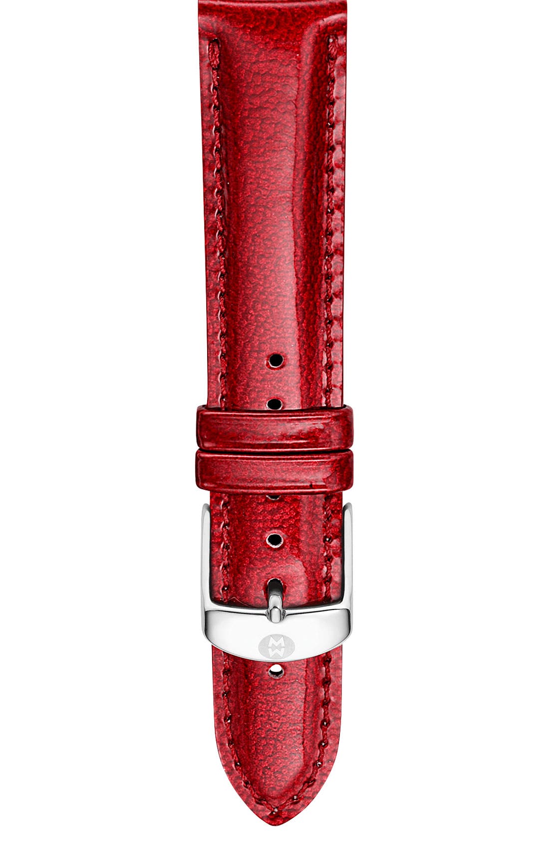 MICHELE 20mm Patent Leather Watch Strap Nordstrom
