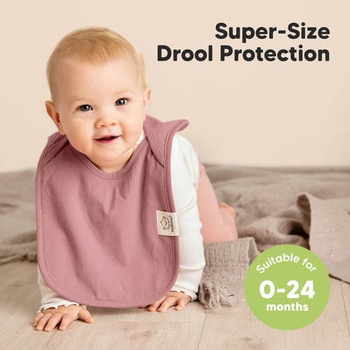 Keababies 8-pack Hallo Drool Bibs In Dahlia