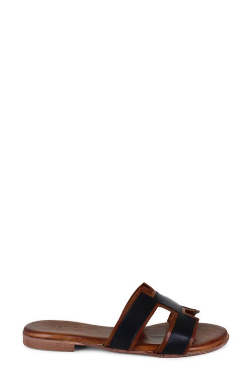 Artisan Crafted By Zigi Alitza Leather Sandal In Black