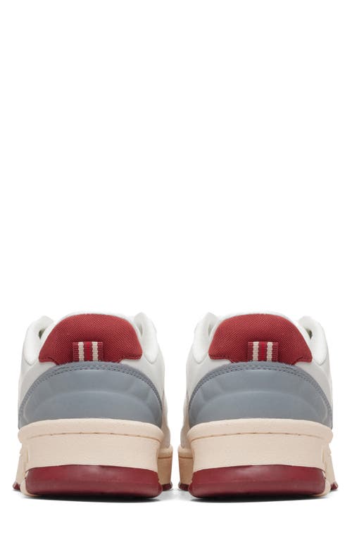 Shop Fila Rissmo Low Lux Basketball Sneaker In White/ecru/syrah