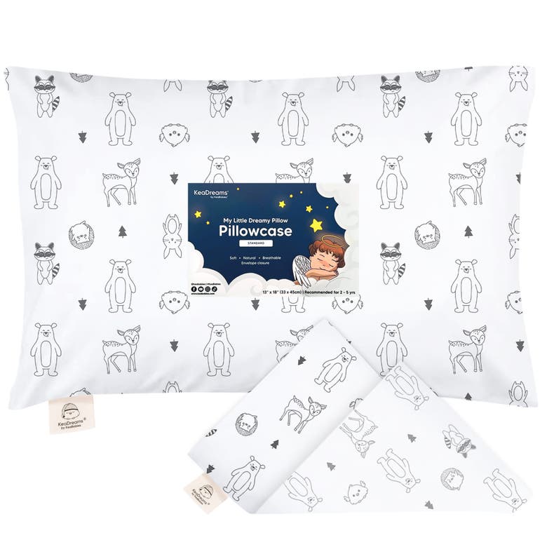 Shop Keababies Printed Toddler Pillowcase 13x18" In Keafriends