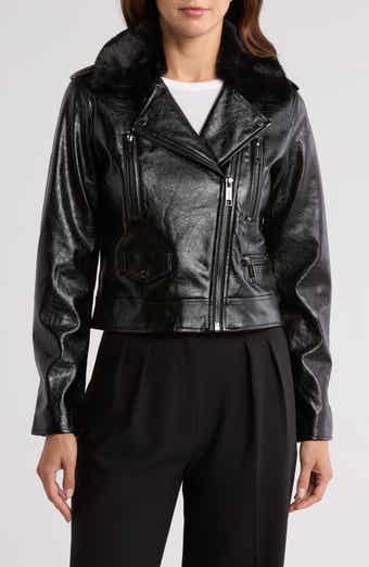 Elodie Faux Leather Moto Jacket Nordstromrack