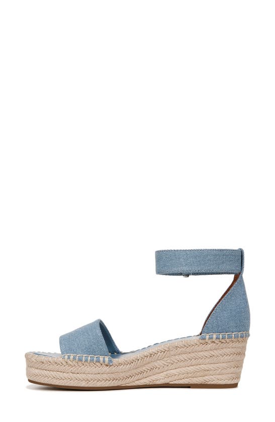 Franco Sarto Pela Espadrille Platform Sandal In Light Denim