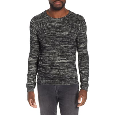 John Varvatos Star Usa Slim Fit Crewneck Sweater, Black