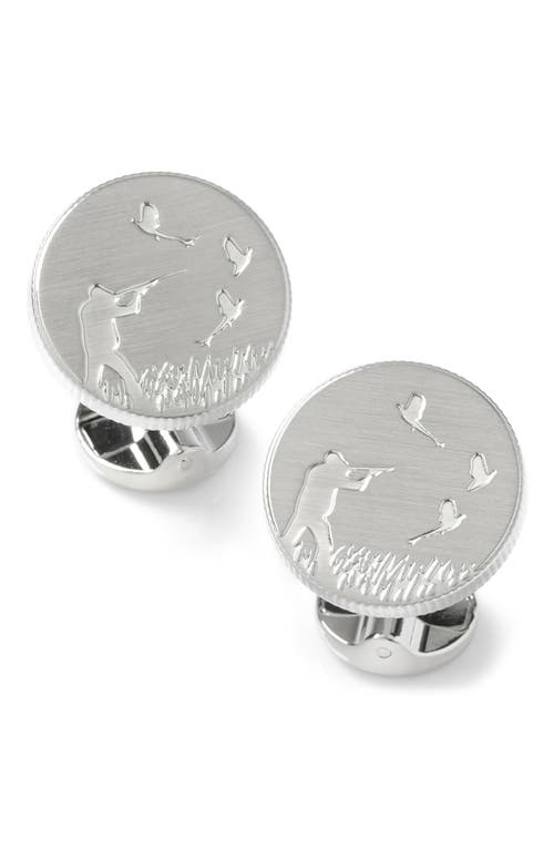 Cufflinks, Inc. Hunter Embossed Cuff Links in Silver at Nordstrom