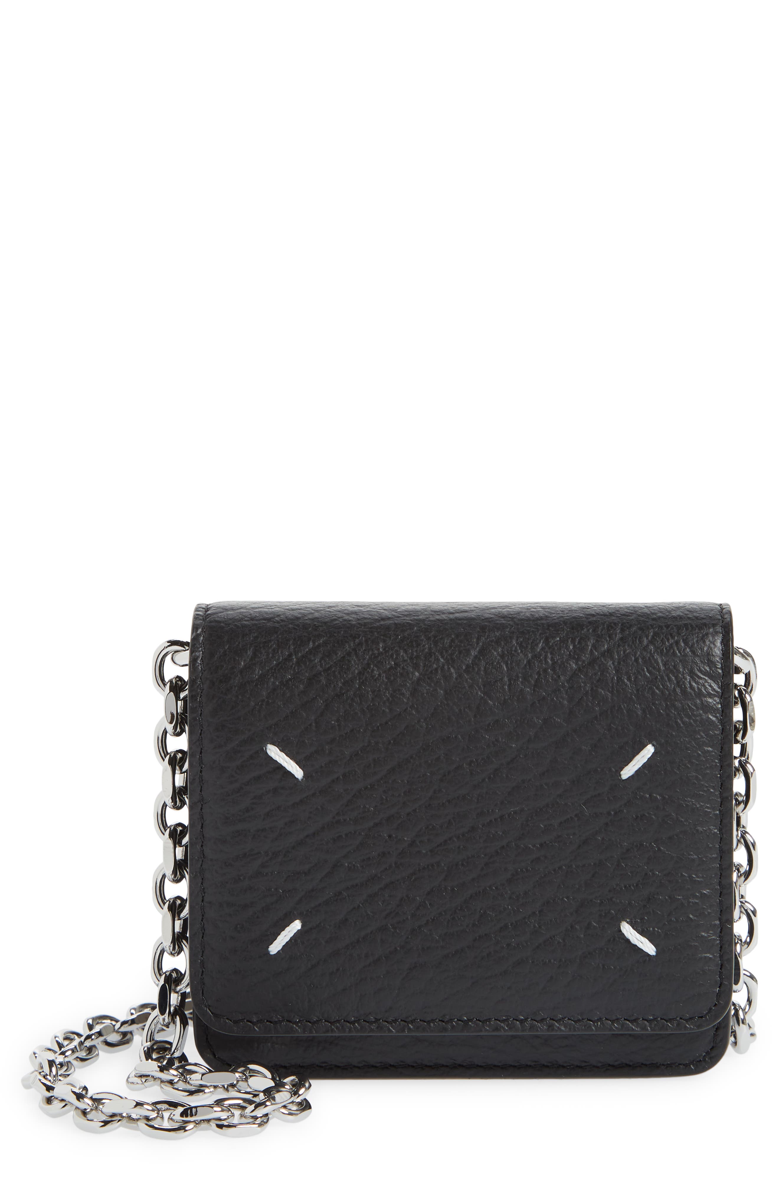 maison margiela chain wallet bolsa