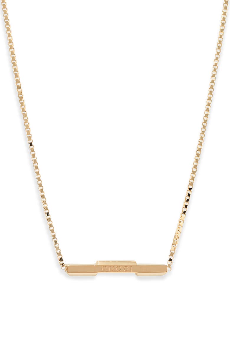 Gucci Link to Love 18K Gold Necklace | Nordstrom
