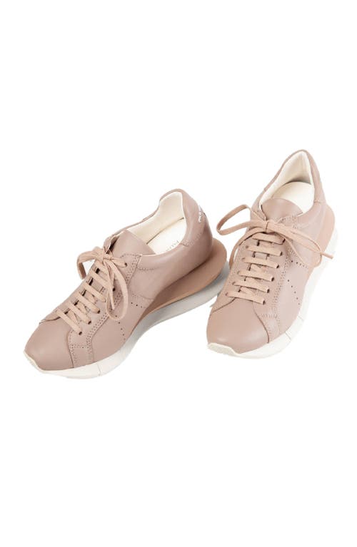 Shop Paloma Barceló Paloma Barcelo Alenzon Wedge Sneaker In Med. Purple/mauve