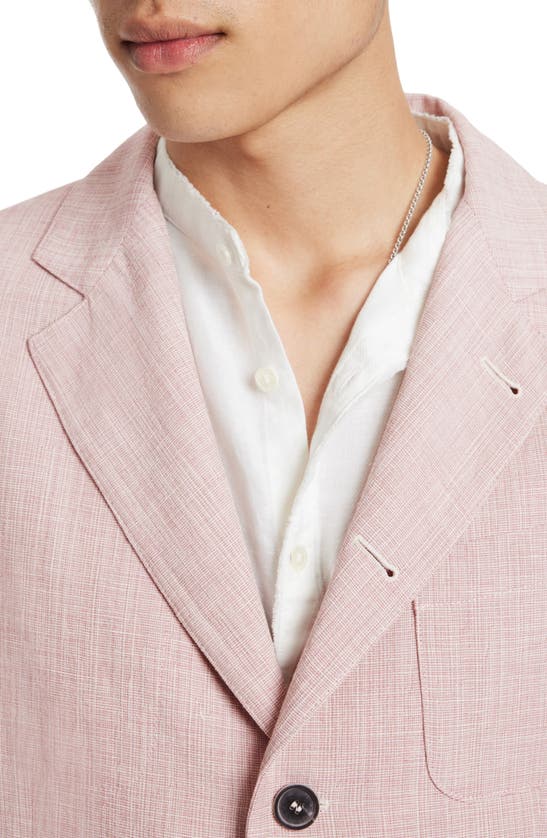 Shop John Varvatos Patch Pocket Sport Coat In Worn Mauve