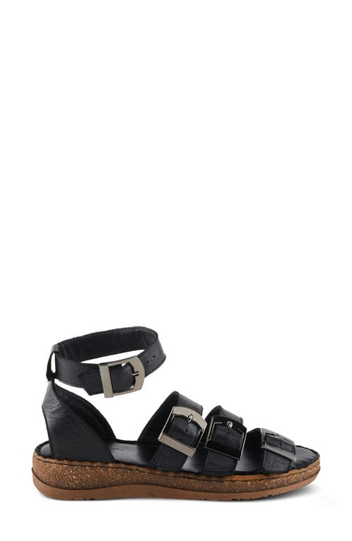 Shop Spring Step Alexcia Ankle Strap Sandal In Black