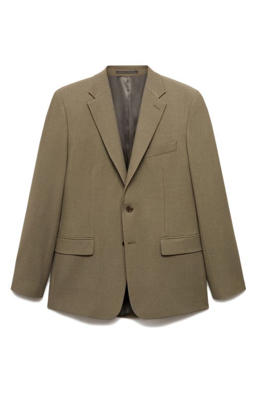 Shop Mango Slim Fit Stretch Sport Coat In Green