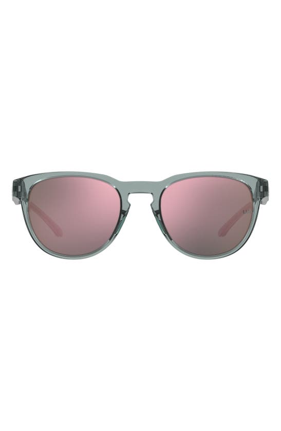 Under Armour Skylar 53mm Round Sunglasses In Grey Violet