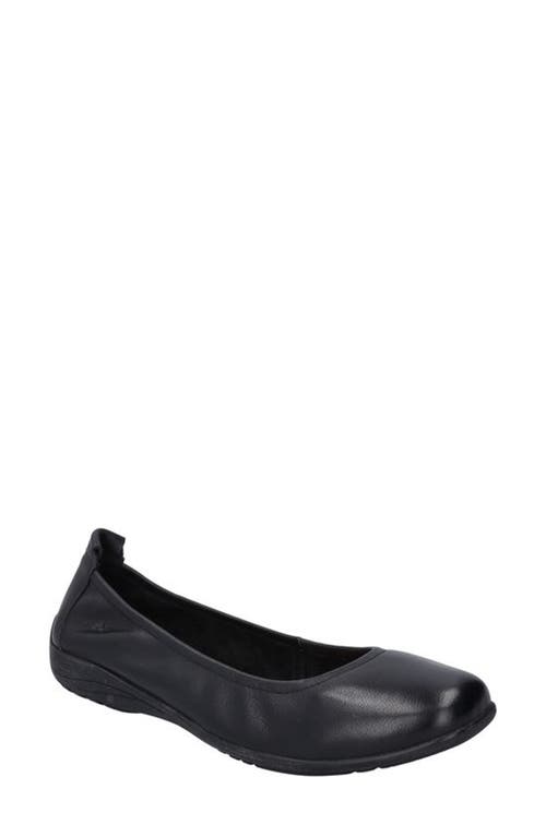 Josef Seibel Fenja 01 Flat In Black/black