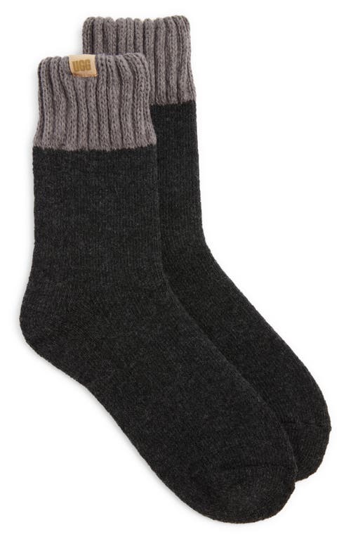 Ugg(r) Camdyn Cozy Quarter Socks In Black