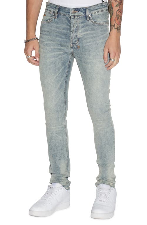 Shop Ksubi Van Winkle Sky High Metalik Skinny Jeans In Denim