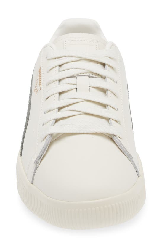 Shop Puma Clyde Sneaker In Warm White-gray-eucalyptus