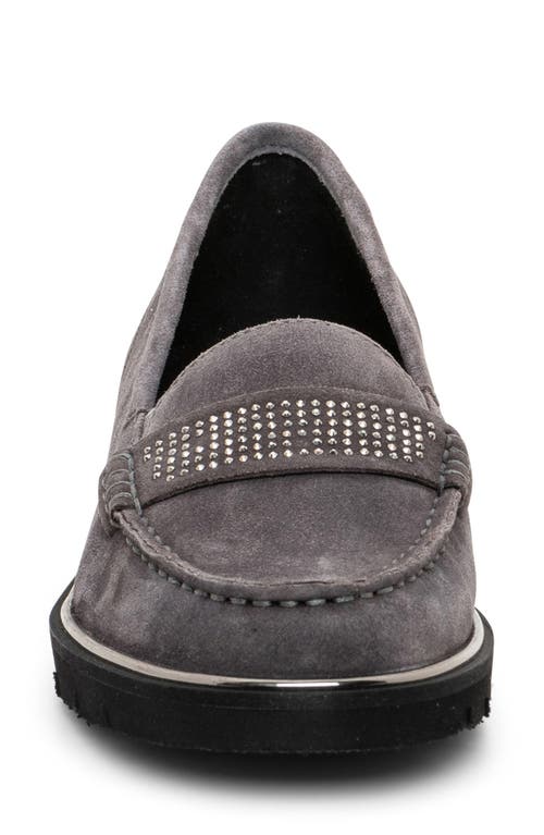 Shop Ara Daffodil Moc Toe Loafer In Grey