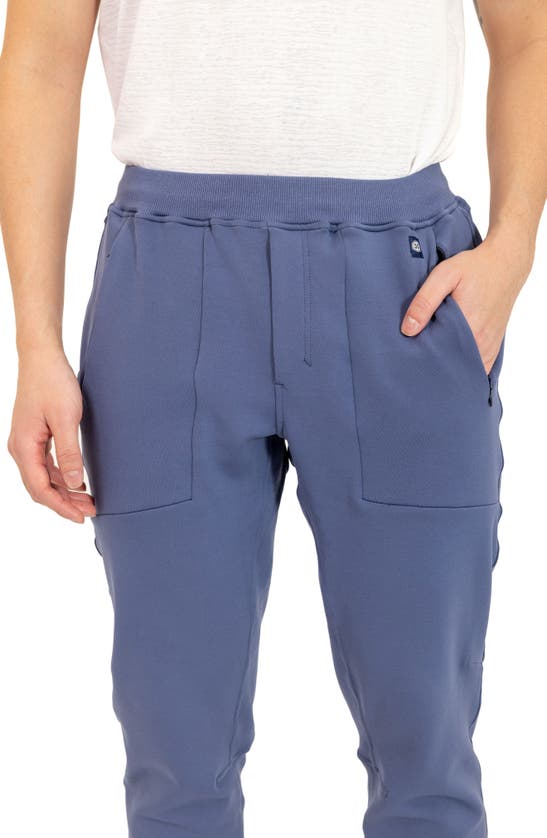 Shop Pino By Pinoporte Cotton Blend Joggers In Blue