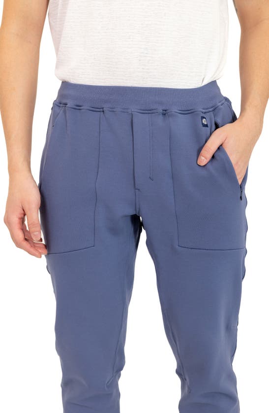 Pino By Pinoporte Cotton Blend Joggers In Blue