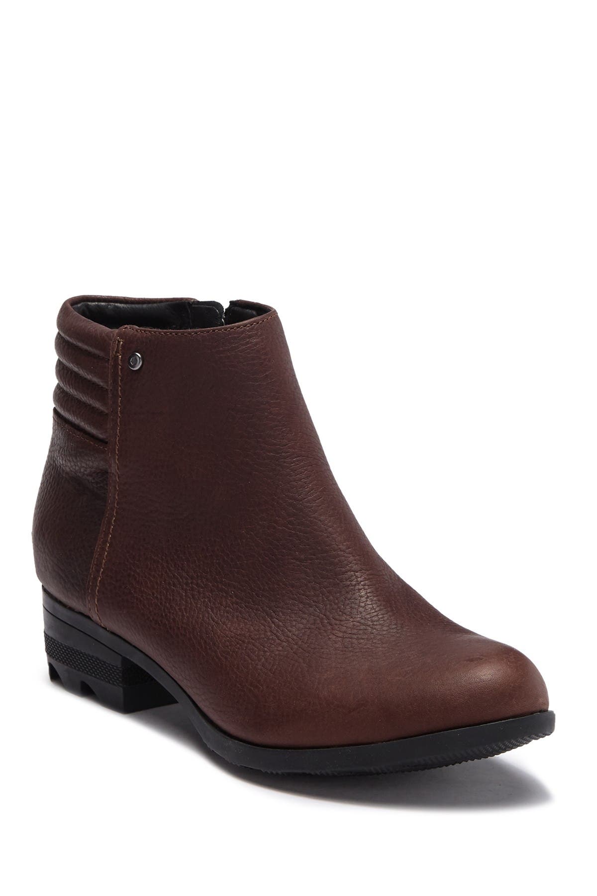 sorel danica waterproof leather bootie