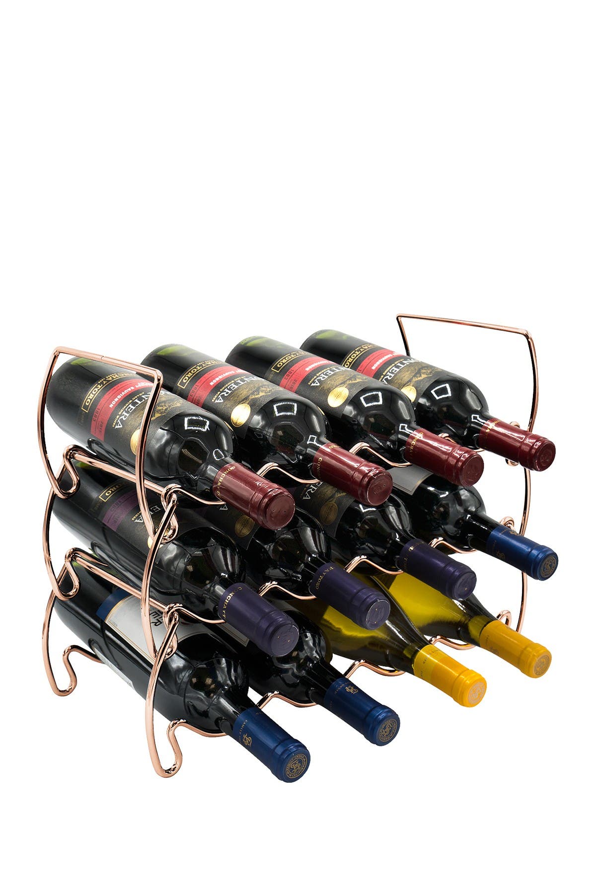 stackable rack on Sorbus 3 Tier Stackable Wine Rack Copper Nordstrom Rack