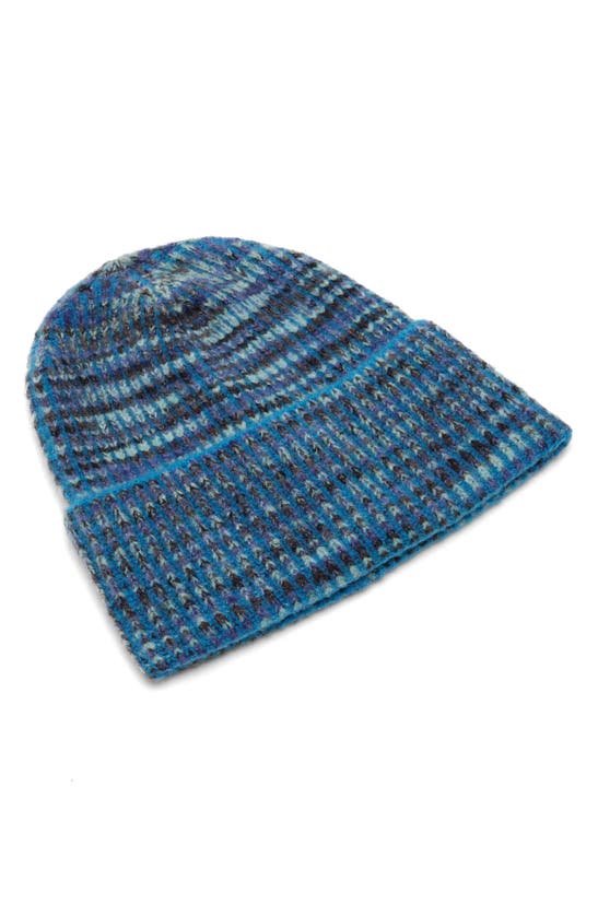 Free People Cosmic Space Dye Rib Beanie In Blue