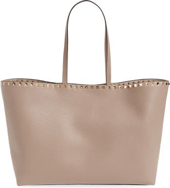Small Vsling Grainy Calfskin Handbag for Woman in Poudre