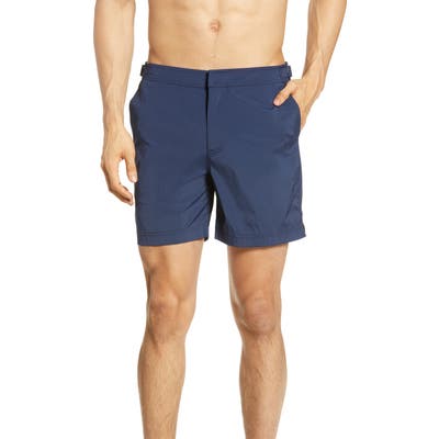 Orlebar Brown Bulldog Sport Swim Trunks, Blue