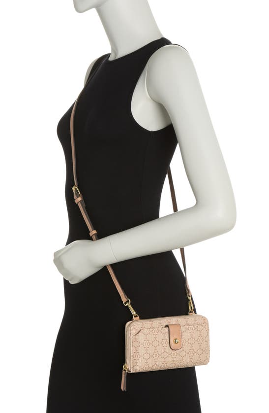 Nanette Lepore Natalie Wallet-on-a-string In Almond Logo