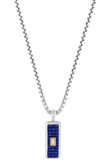 Effy Sapphire Pendant Necklace In Blue