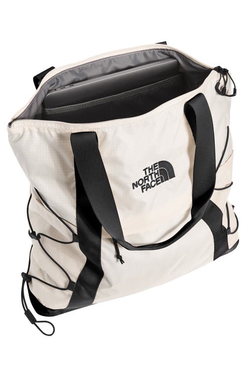 The North Face Borealis Convertible Tote In Gardenia White/tnf Black-npf