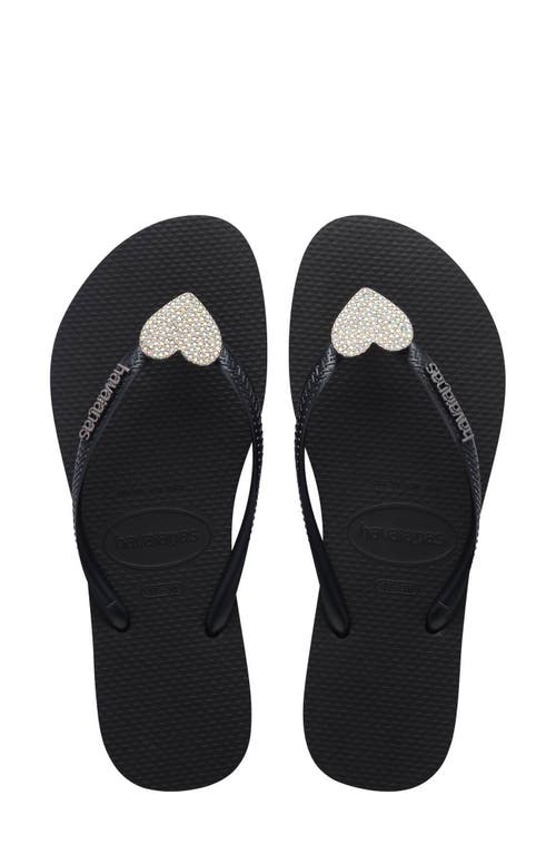 HAVAIANAS HAVAIANAS SLIM CRYSTAL CHARM FLIP FLOP