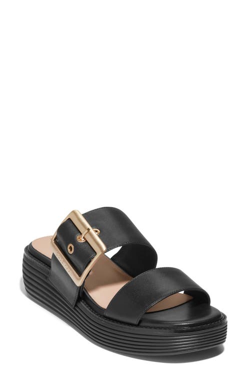 Shop Cole Haan Original Grand Platform Sandal In Black/black