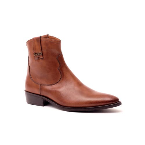 Carlos Santana Zappa Cowboy Boot In Tan