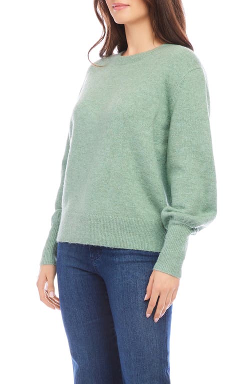 Shop Karen Kane Bishop Sleeve Sweater In Sage