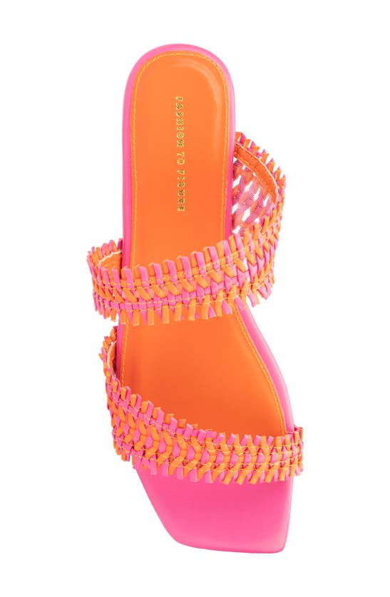 Fashion To Figure Pammy Sandal In Pink Multi