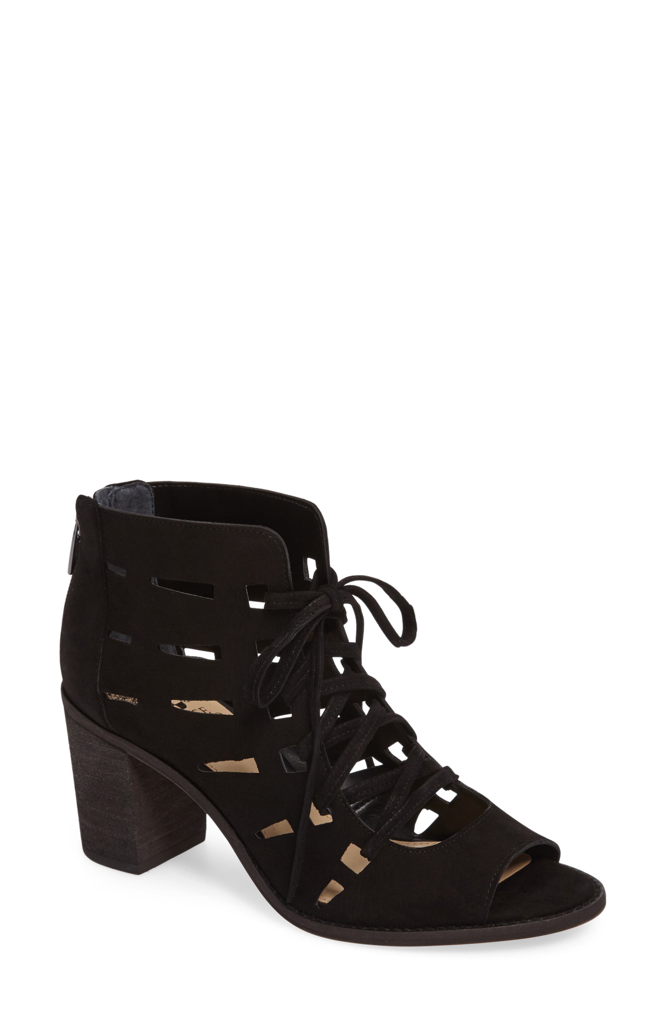 vince camuto lace up boots