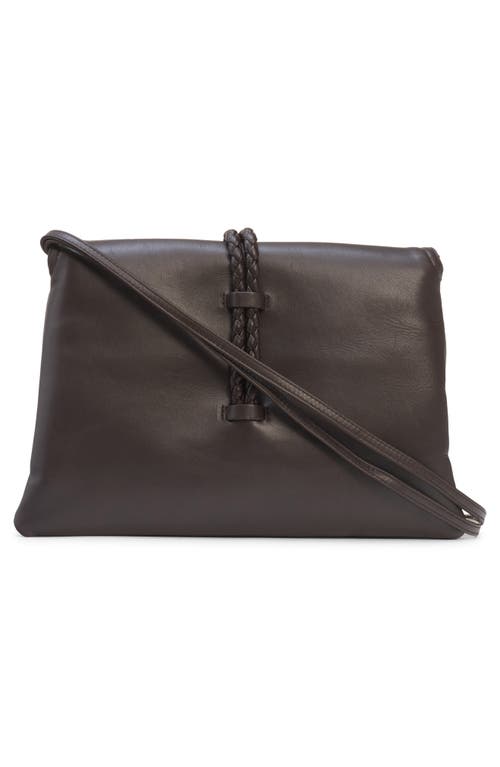 Bottega Veneta Medium Liberta Leather Shoulder Bag In Fondant