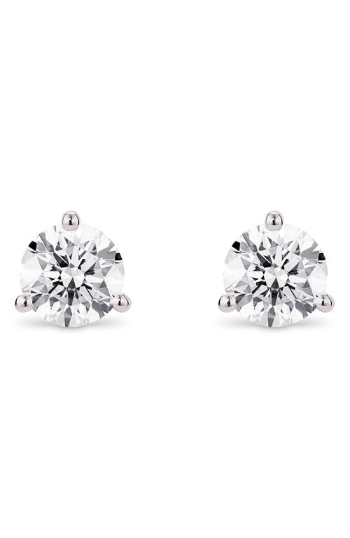 Lightbox 1.5-carat Round Lab Grown Diamond Stud Earrings In White