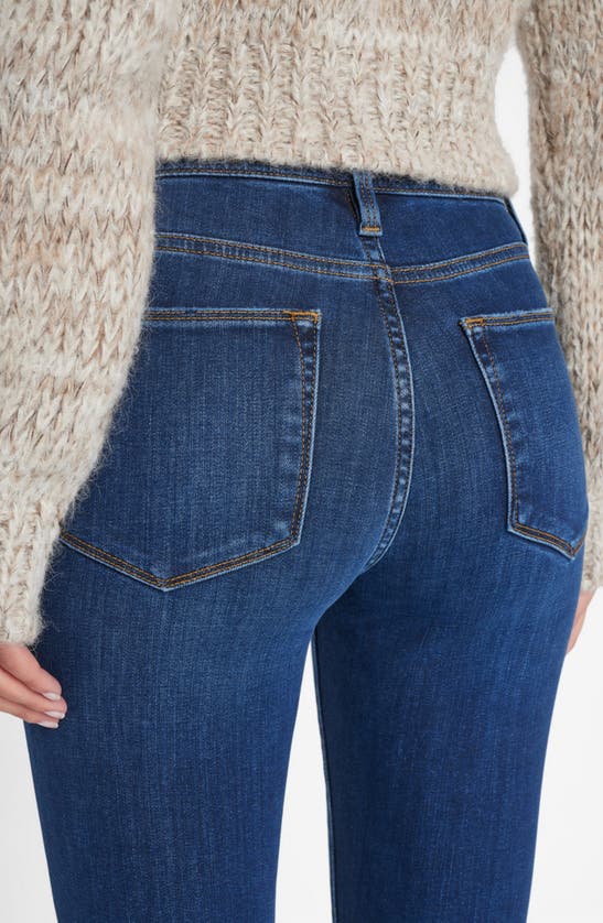 Shop Frame Le High Straight Leg Jeans In Majesty