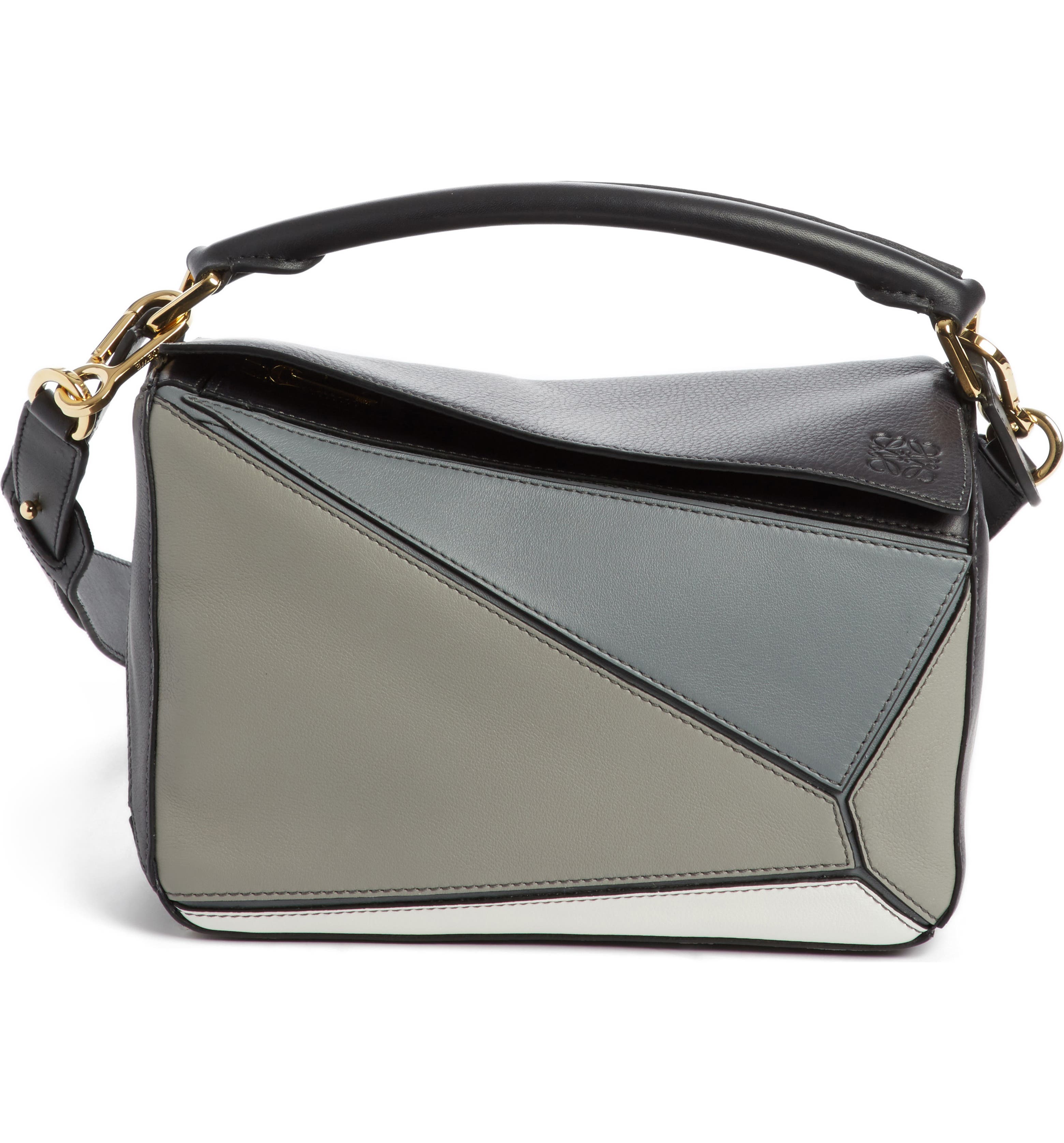 Loewe Small Puzzle Colorblock Calfskin Leather Bag | Nordstrom