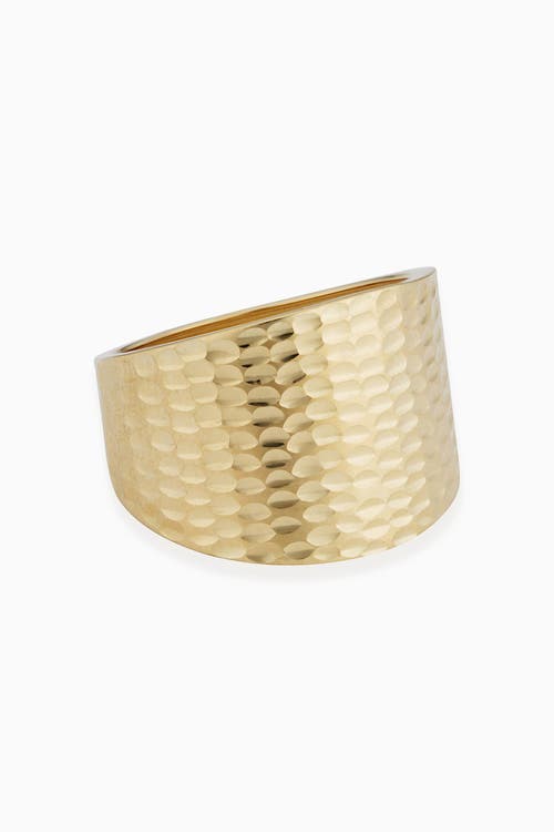 Oradina Women's 14k Yellow Gold Mid-century Band Ring In Yellow Gold