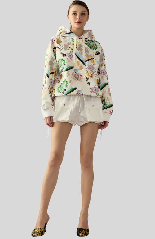 Cynthia Rowley Nylon Cargo Bloomers In White