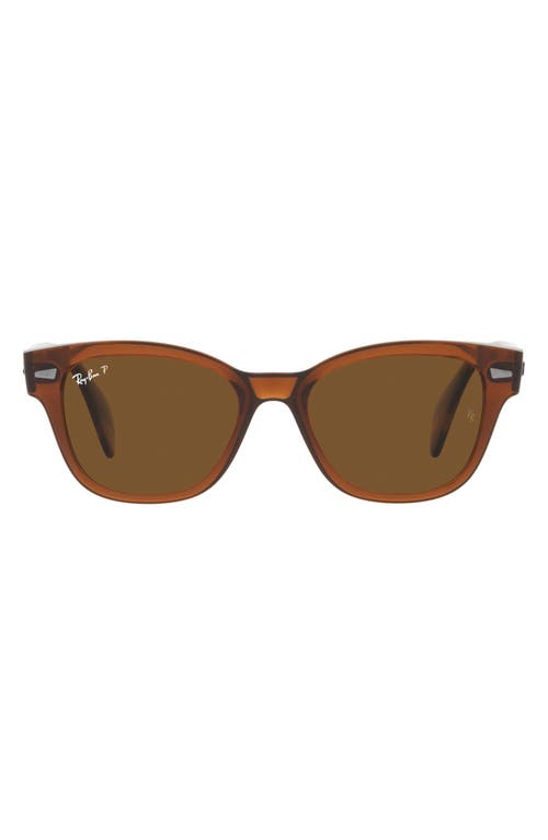 Ray-Ban 49mm Small Square Sunglasses in Transparent at Nordstrom
