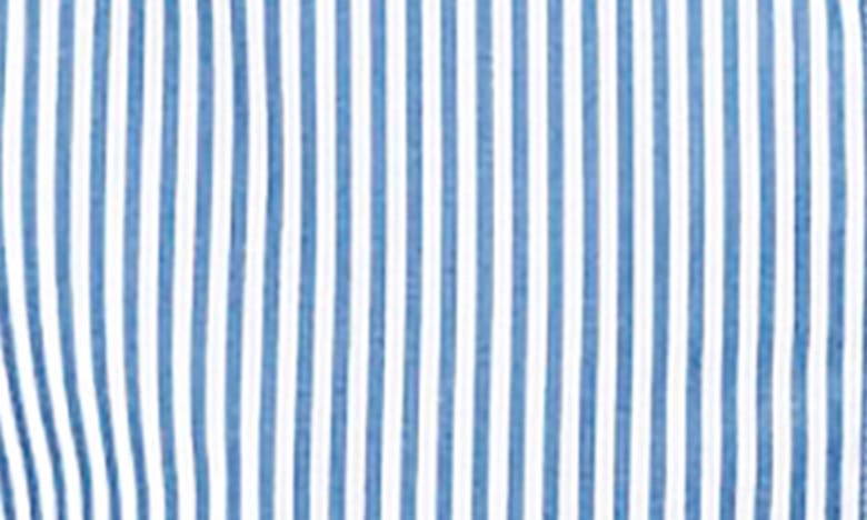 RAG & BONE MORGAN STRIPE CROP BUTTON-UP SHIRT