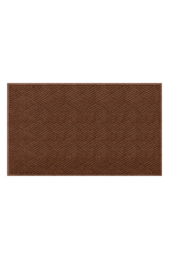 Bungalow Flooring Waterhog Diamonds Floor Mat In Dark Brown
